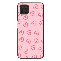 Θήκη Sonique Heart Series για Samsung Galaxy A12 Ροζ