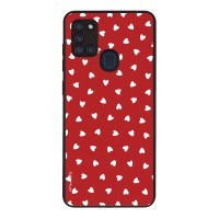 Θήκη Sonique Heart Series για Samsung Galaxy A21s Κόκκινο