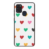 Θήκη Sonique Heart Series για Samsung Galaxy A21s Λευκό 02