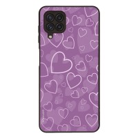 Θήκη Sonique Heart Series για Samsung Galaxy A22 4G / Galaxy M32 4G / Galaxy M22 4G Βιολετί
