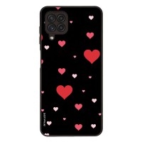 Θήκη Sonique Heart Series για Samsung Galaxy A22 4G / Galaxy M32 4G / Galaxy M22 4G Μαύρο
