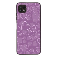 Θήκη Sonique Heart Series για Samsung Galaxy A22 5G Βιολετί