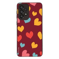 Θήκη Sonique Heart Series για Samsung Galaxy A34 5G Μπορντώ