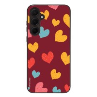 Θήκη Sonique Heart Series για Samsung Galaxy A35 5G Μπορντώ