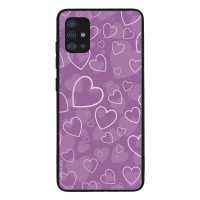 Θήκη Sonique Heart Series για Samsung Galaxy A51 Βιολετί