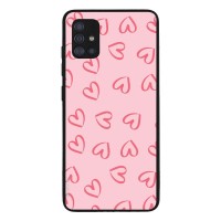 Θήκη Sonique Heart Series για Samsung Galaxy A51 Ροζ