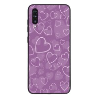Θήκη Sonique Heart Series για Samsung Galaxy A70/A70s Βιολετί