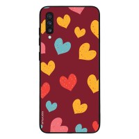 Θήκη Sonique Heart Series για Samsung Galaxy A70/A70s Μπορντώ