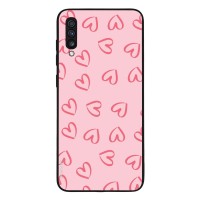 Θήκη Sonique Heart Series για Samsung Galaxy A70/A70s Ροζ