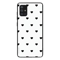 Θήκη Sonique Heart Series για Samsung Galaxy A71 Λευκό