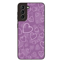 Θήκη Sonique Heart Series για Samsung Galaxy S21 Βιολετί