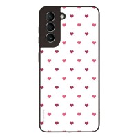 Θήκη Sonique Heart Series για Samsung Galaxy S21 Λευκό 01