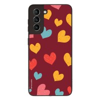 Θήκη Sonique Heart Series για Samsung Galaxy S21 Μπορντώ