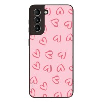 Θήκη Sonique Heart Series για Samsung Galaxy S21 Ροζ