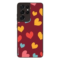 Θήκη Sonique Heart Series για Samsung Galaxy S21 Ultra Μπορντώ