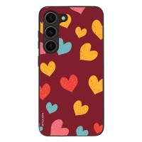 Θήκη Sonique Heart Series για Samsung Galaxy S23 Μπορντώ