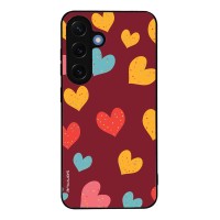 Θήκη Sonique Heart Series για Samsung Galaxy S25 Μπορντώ