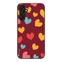 Θήκη Sonique Heart Series για Samsung Galaxy M34 5G Μπορντώ