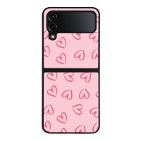 Θήκη Sonique Heart Series για Samsung Galaxy Z Flip 4 Ροζ