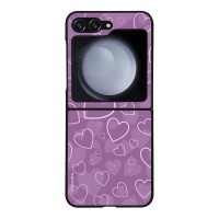 Θήκη Sonique Heart Series για Samsung Galaxy Z Flip 5 Βιολετί