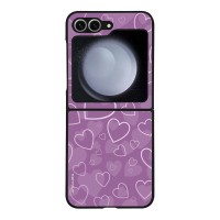 Θήκη Sonique Heart Series για Samsung Galaxy Z Flip 6 / Galaxy Z Flip 7 FE 5G Βιολετί