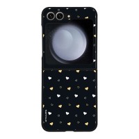 Θήκη Sonique Heart Series για Samsung Galaxy Z Flip 6 / Galaxy Z Flip 7 FE 5G Μαύρο 01