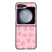 Θήκη Sonique Heart Series για Samsung Galaxy Z Flip 6 / Galaxy Z Flip 7 FE 5G Ροζ