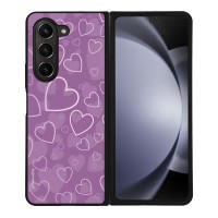 Θήκη Sonique Heart Series για Samsung Galaxy Z Fold 5 Βιολετί