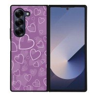Θήκη Sonique Heart Series για Samsung Galaxy Z Fold 6 Βιολετί