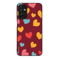 Θήκη Sonique Heart Series για Samsung Galaxy M23 5G Μπορντώ