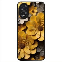 Θήκη Sonique 3D Flower Series για Oppo A38 Κίτρινο