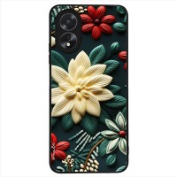 Θήκη Sonique 3D Flower Series για Oppo A38 Πράσινο