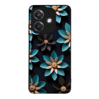 Θήκη Sonique 3D Flower Series για Oppo A40 Γαλάζιο