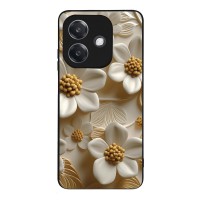 Θήκη Sonique 3D Flower Series για Oppo A40 Λευκό