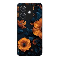 Θήκη Sonique 3D Flower Series για Oppo A40 Πορτοκαλί 01