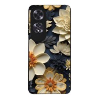 Θήκη Sonique 3D Flower Series για Oppo A60 Εκρού