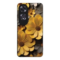Θήκη Sonique 3D Flower Series για Oppo A60 Κίτρινο