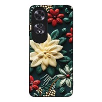Θήκη Sonique 3D Flower Series για Oppo A60 Πράσινο