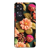 Θήκη Sonique 3D Flower Series για Oppo A60 Σομόν