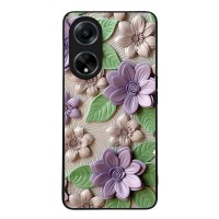 Θήκη Sonique 3D Flower Series για Oppo A98 5G Βιολετί