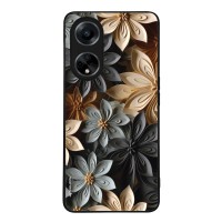 Θήκη Sonique 3D Flower Series για Oppo A98 5G Γκρι