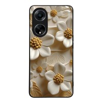 Θήκη Sonique 3D Flower Series για Oppo A98 5G Λευκό