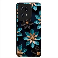 Θήκη Sonique 3D Flower Series για Oppo Find X5 Pro 5G Γαλάζιο