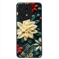 Θήκη Sonique 3D Flower Series για Oppo Find X5 Pro 5G Πράσινο