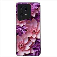 Θήκη Sonique 3D Flower Series για Oppo Find X5 Pro 5G Ροζ