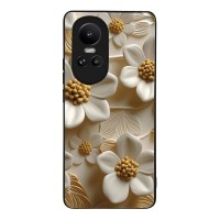 Θήκη Sonique 3D Flower Series για Oppo Reno10 5G Λευκό