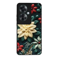 Θήκη Sonique 3D Flower Series για Oppo Reno11 F 5G Πράσινο