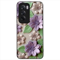 Θήκη Sonique 3D Flower Series για Oppo Reno12 5G Βιολετί
