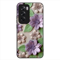 Θήκη Sonique 3D Flower Series για Oppo Reno12 Pro 5G Βιολετί