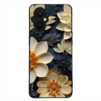 Θήκη Sonique 3D Flower Series για Oppo Reno7 Lite 5G / Oppo Reno8 Lite 5G Εκρού